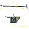 Ty ô phanh trước bên LH HD Santafe MB 587312B010DS