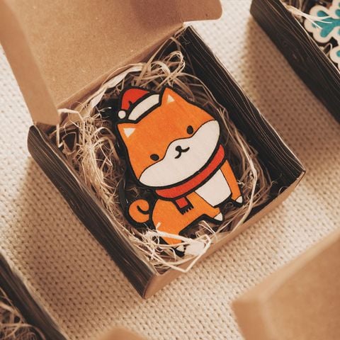 Chó Shiba giáng sinh