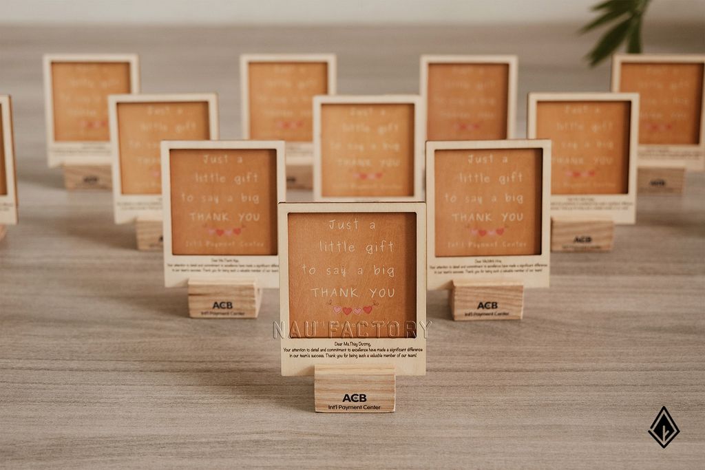 Tranh gỗ Beech mini | Tùy chỉnh in theo yêu cầu