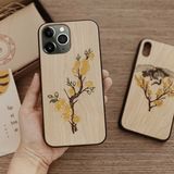 ốp lưng gỗ khắc laser Nau Factory