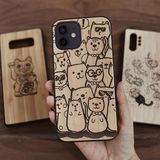 ốp lưng gỗ khắc laser Nau Factory