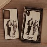 ốp lưng gỗ khắc laser Nau Factory