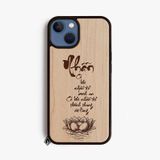ốp lưng gỗ iphone 13