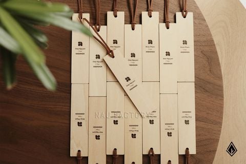 Bookmark gỗ | In logo theo yêu cầu