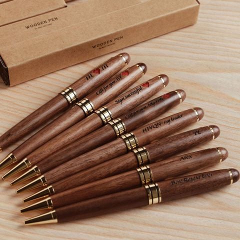 Bút gỗ Walnut | Ngòi bi