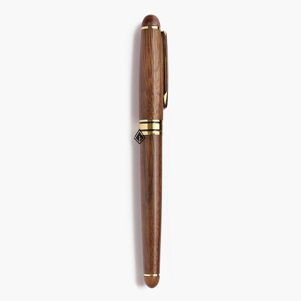 Bút gỗ Walnut | Ngòi mực gel (Mẫu 1)