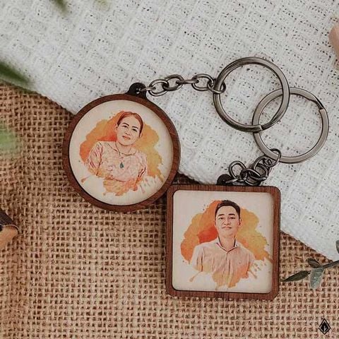 Móc khoá vẽ art (Style 5)