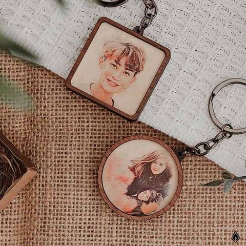 Móc khoá vẽ art (Style 1)