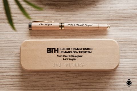 Set quà tặng gỗ cao cấp | Khắc logo doanh nghiệp