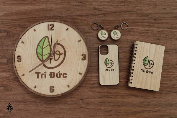 Set quà tặng gỗ | In logo doanh nghiệp