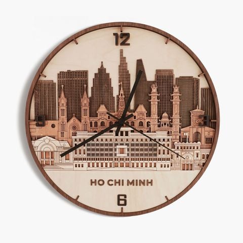 Đồng hồ gỗ Skyline | Hồ Chí Minh
