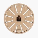 mặt sau đồng hồ la mã walnut