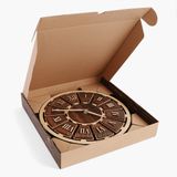 đồng hồ la mã walnut