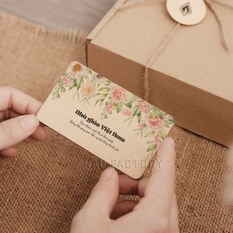 Thiệp gỗ 20-11 | Nhiều mẫu