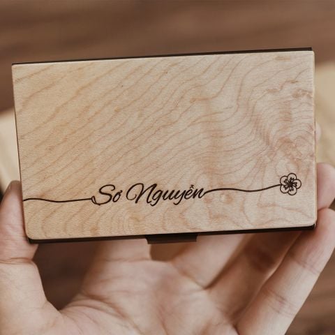 Hộp namecard | Khắc tên cách điệu
