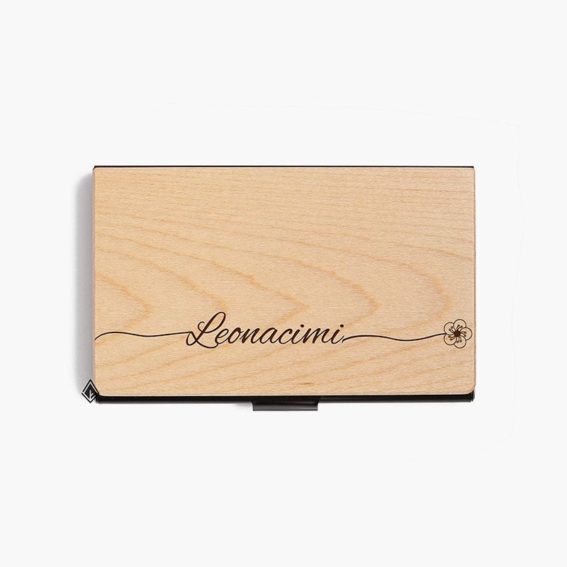 Hộp namecard | Khắc tên cách điệu