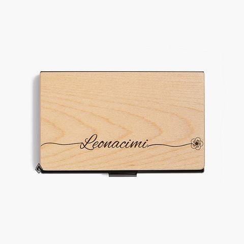 Hộp namecard | Khắc tên cách điệu