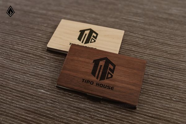Hộp name card gỗ cao cấp | Khắc logo theo yêu cầu