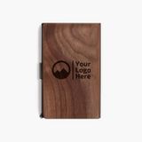 hộp đựng namecard gỗ Walnut