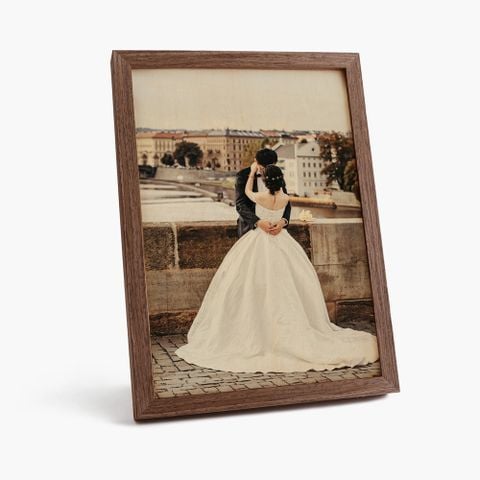 KHUNG TRANH ĐỂ BÀN | KHUNG GỖ DARK WALNUT