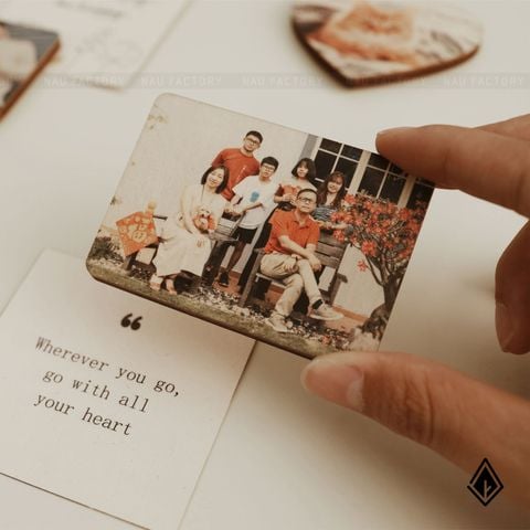 NAM CHÂM GỖ | HÌNH CHỮ NHẬT | NGANG