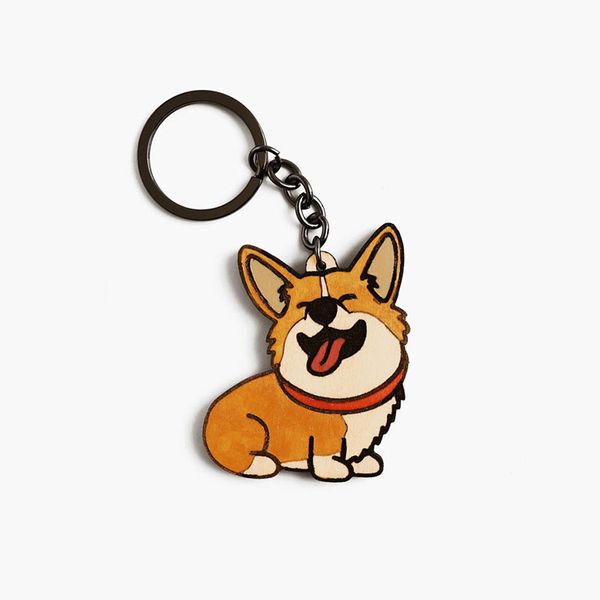 Chó corgi vui vẻ