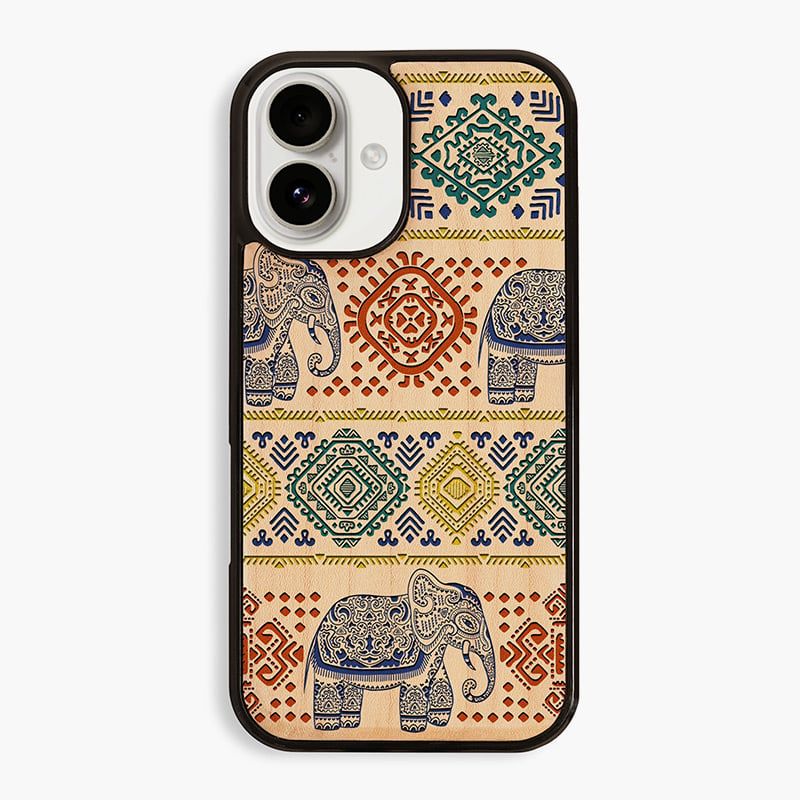 Voi thổ cẩm sắc màu