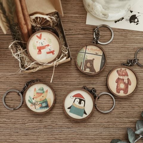 Gấu đón Giáng sinh