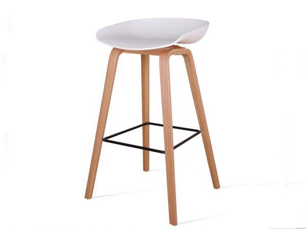  HY11 - Ghế Bar Hay About A Stool Chân Sắt Giả Gỗ 