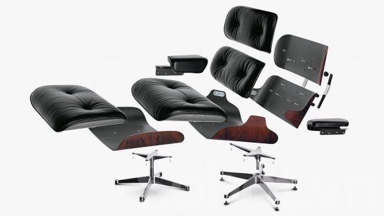  Ghế thư giãn EAMES LOUNGE & OTTOMAN 