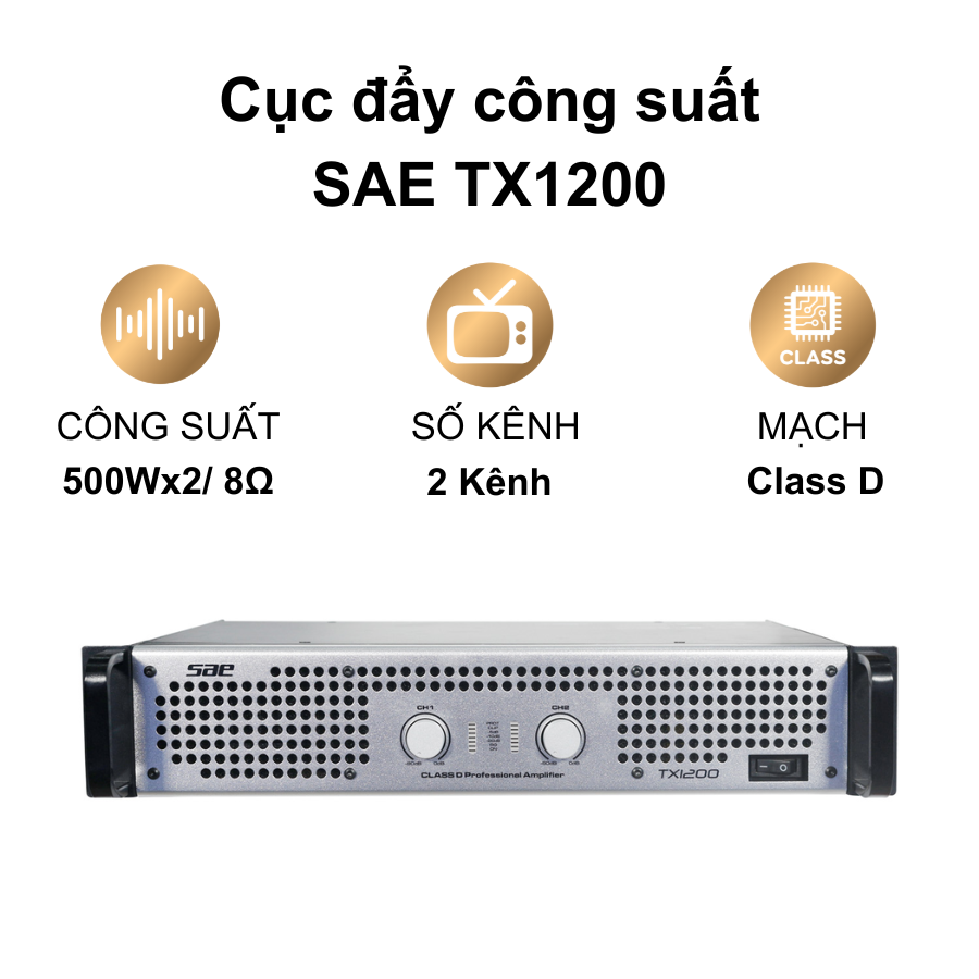  Cục đẩy công suất SAE TX1200 