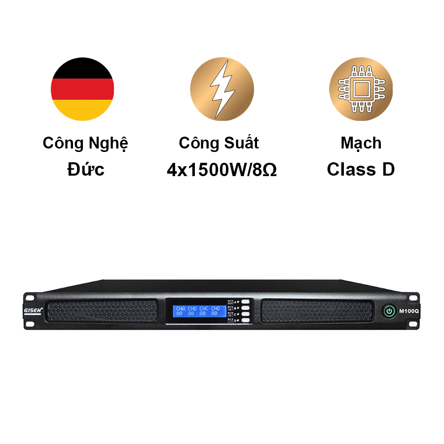 Cục đẩy công suất trong hệ thống âm thanh karaoke gia đình