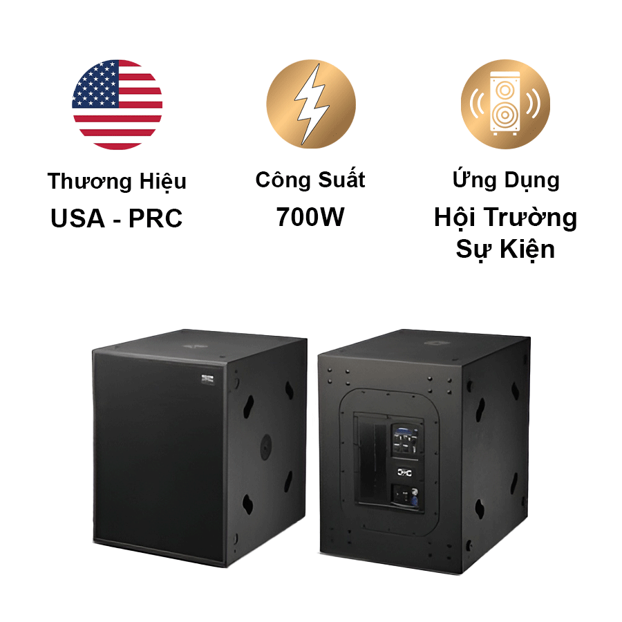  Loa Sub liền công suất TRS V-10SUB 