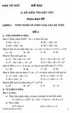 60 Đề Kiểm Tra Toán Lớp 8 - Biên soạn theo chương trình Giáo dục Phổ thông mới