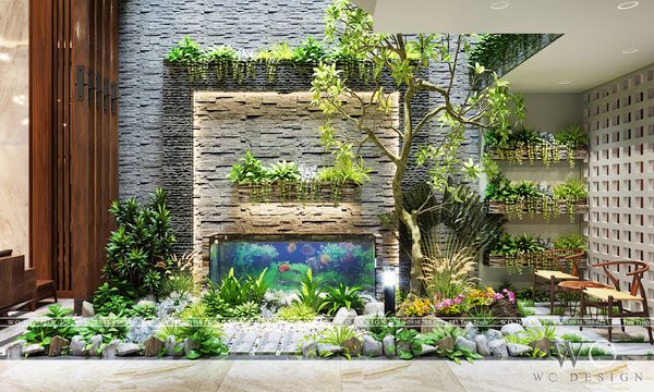 Phòng khách Tầng 1 Biệt thự Hữu Bằng (Anh Tuấn) 