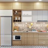  Khu bếp ăn - Gelexia CT3 Căn 08 - Thiết kế mộc 