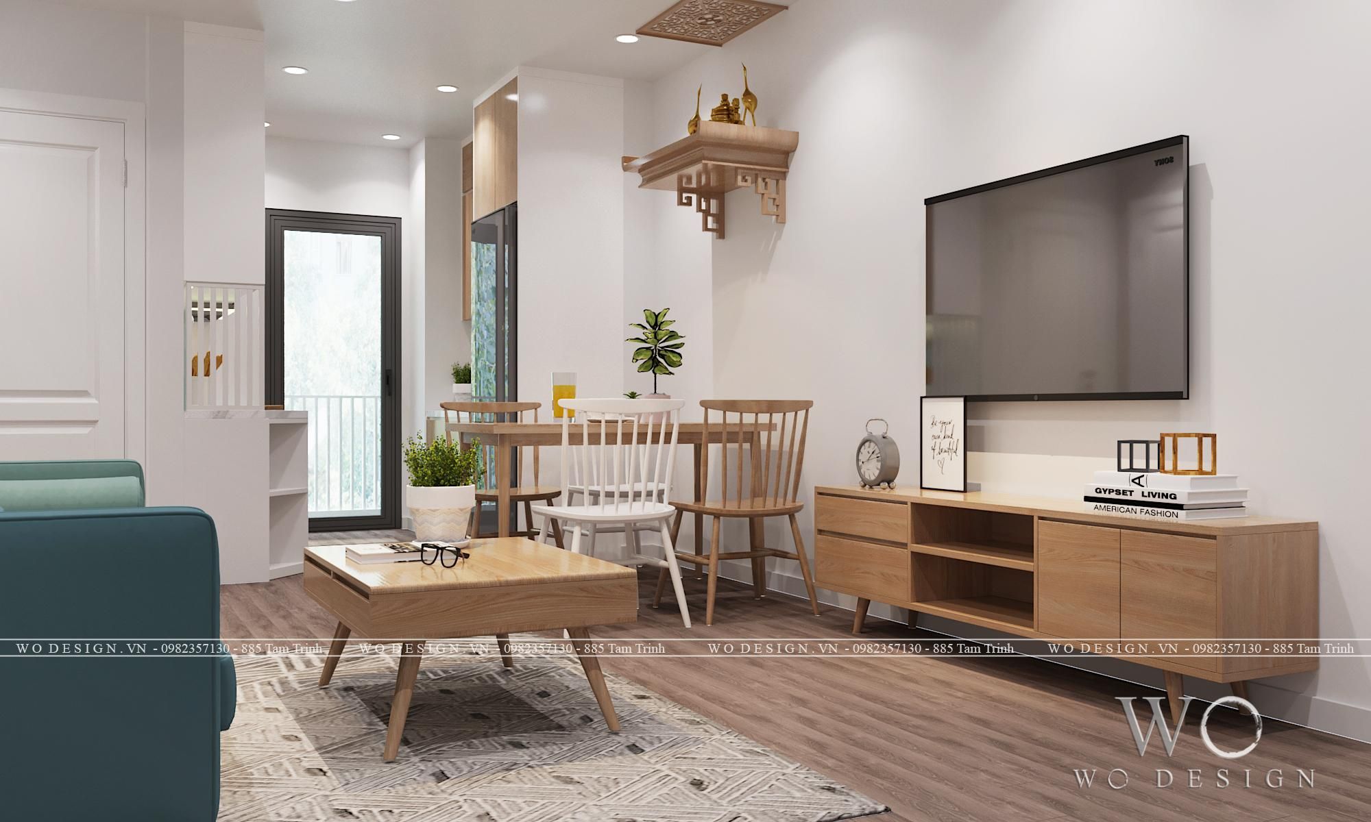  Phòng khách CT2B Căn 03 Gelexia Riverside 