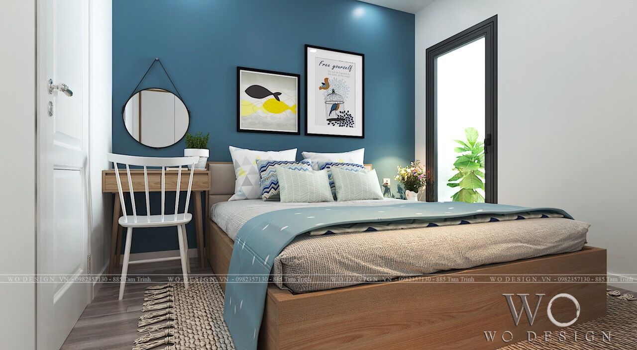  Phòng ngủ master người lớn CT3 Căn 08 Gelexia Riverside - Thiết kế hiện đại 