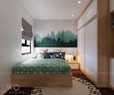  Phòng ngủ bé trai Căn 09 The One Gamuda - Gam màu xanh mát 