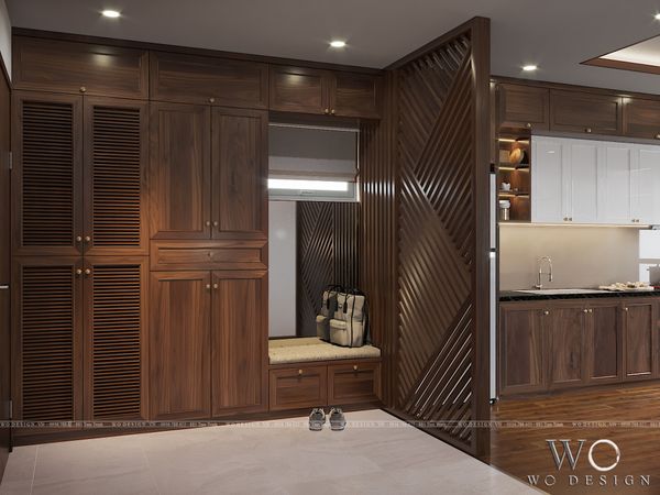  Chung cư GreenPark 18T3 120m2 (1 khách bếp + 2 ngủ + 1 phòng chơi) - Phong cách truyền thống + Hiện đại 