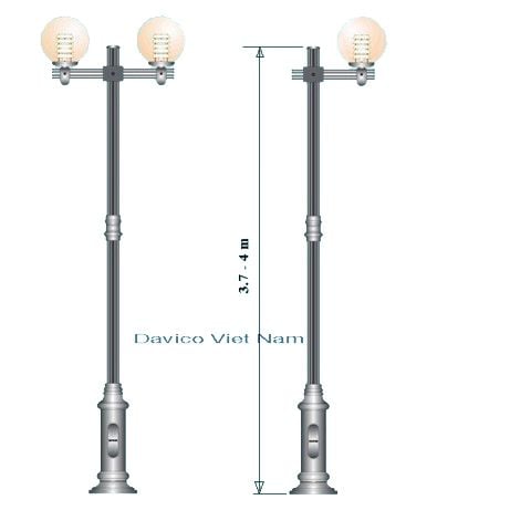 Cột đèn sân vườn NOUVO / ARLEQUIN | D400