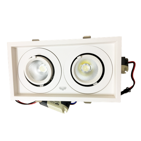 Sản phẩm  Đèn LED Downlight Đôi Model 1A 