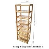  KỆ DÉP 8 TẦNG 45CM 