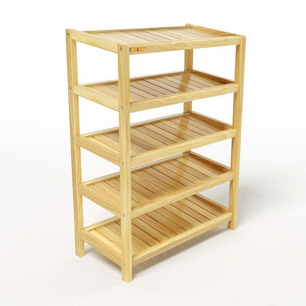  KỆ GỖ DÉP 5 TẦNG 80CM 