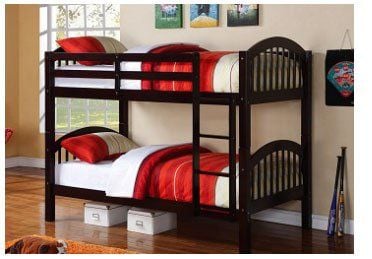  Giường tầng xuất khẩu a025 gỗ tự nhiên (nâu) 