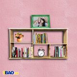  KỆ GỖ TREO TƯỜNG 80CM 