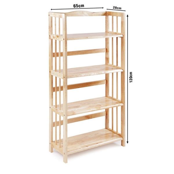  KỆ GỖ- SÁCH 4 TẦNG 60CM 
