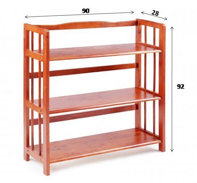  KỆ SÁCH GỖ 3 TẦNG 90CM 