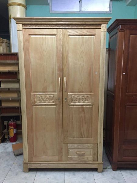  Tủ quần áo gỗ Sồi Nga cao cấp 1m2 