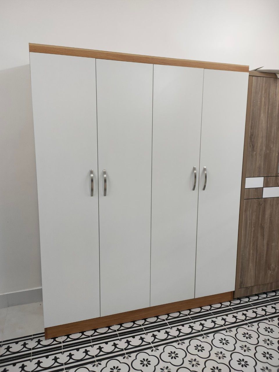  Tủ mdf melamine vip 1m6 nâu 